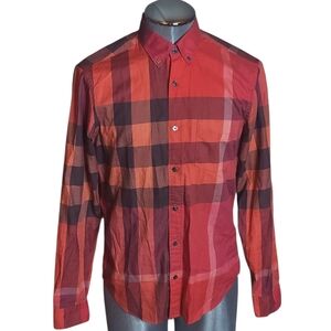 Burberry | Exploded Check | Red | Nova Check | Longsleeve Button Up | Brit